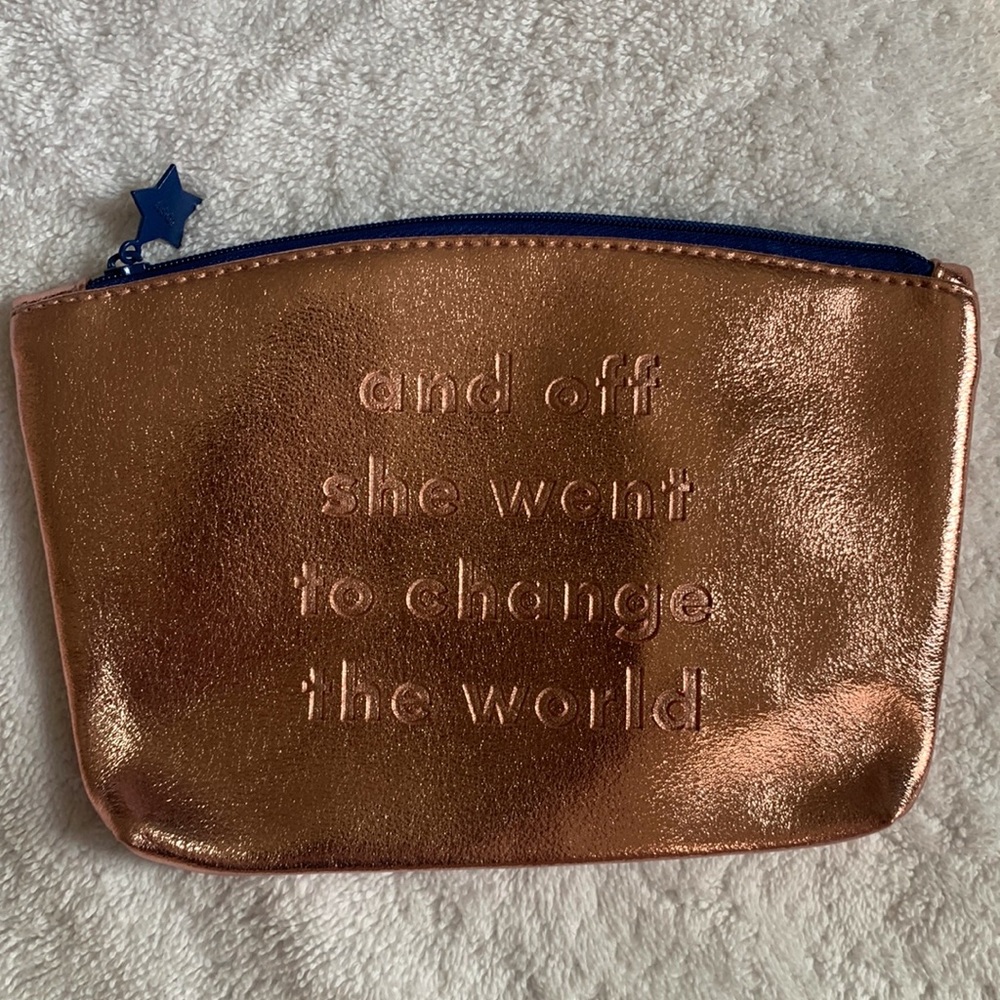 Rose Gold Makeup Bag